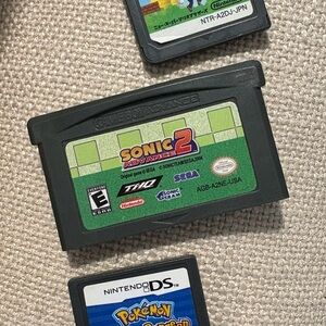 Nintendo Sonic Advance 2 Game Boy, Super Mario Bros DS, Pokémon DS